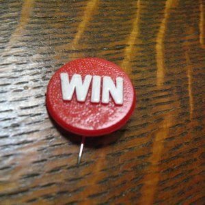 🥈 Win Vintage Support Lapel Stick Pin